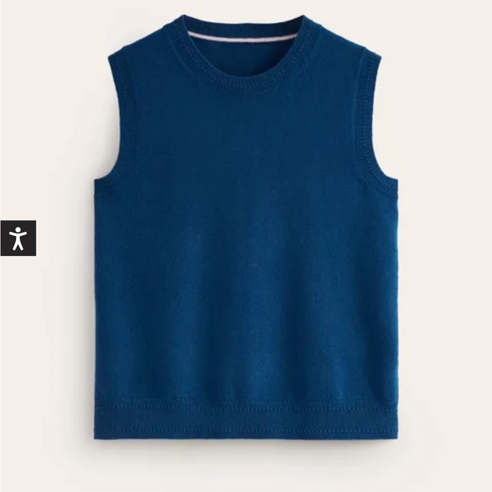 Boden Eva Cashmere Tank Size S